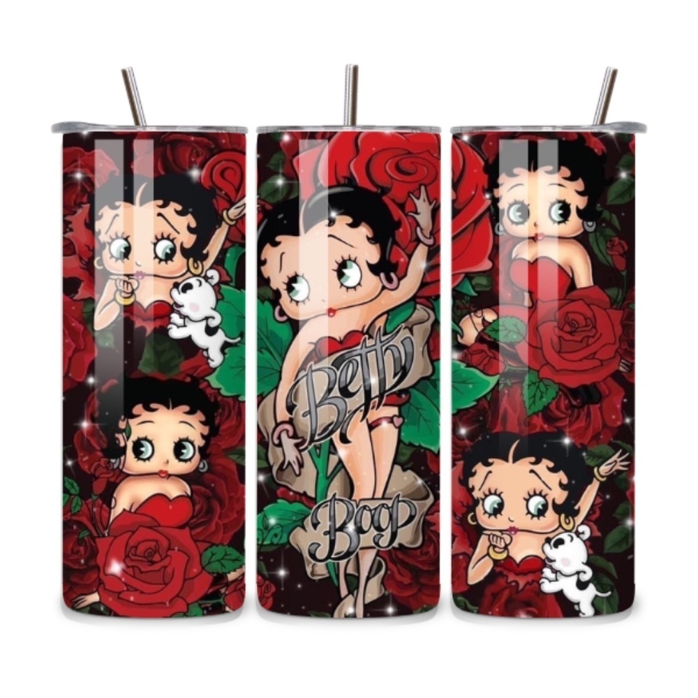 Betty Boop 20oz Stainless Steel.Tumbler